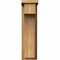 Ekena Millwork Huntington Rough Sawn Corbel w/Backplate, Western Red Cedar, 6"W x 10"D x 22"H COR06X10X22HUN01RWR - alternate 3